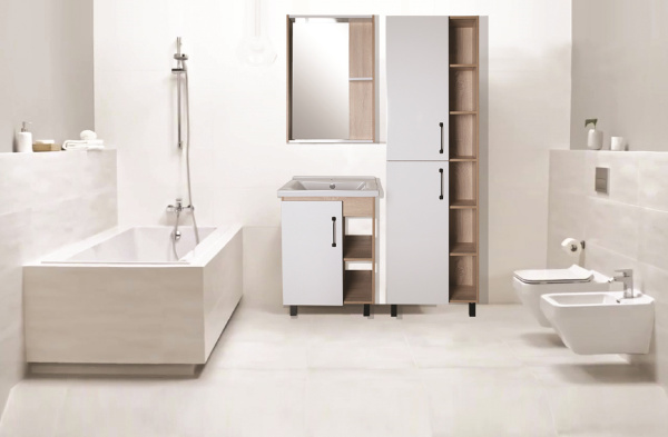 Зеркальный шкаф (60х82)   ASB-Mebel Адель 60 9780